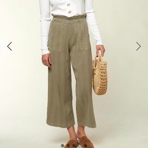 O'Neill Wide Leg Olive Green Pants!